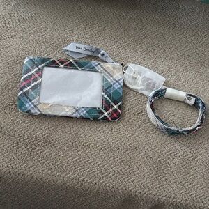 Vera Bradley Tartan Phone Wristlet - Blue, Green, Pink